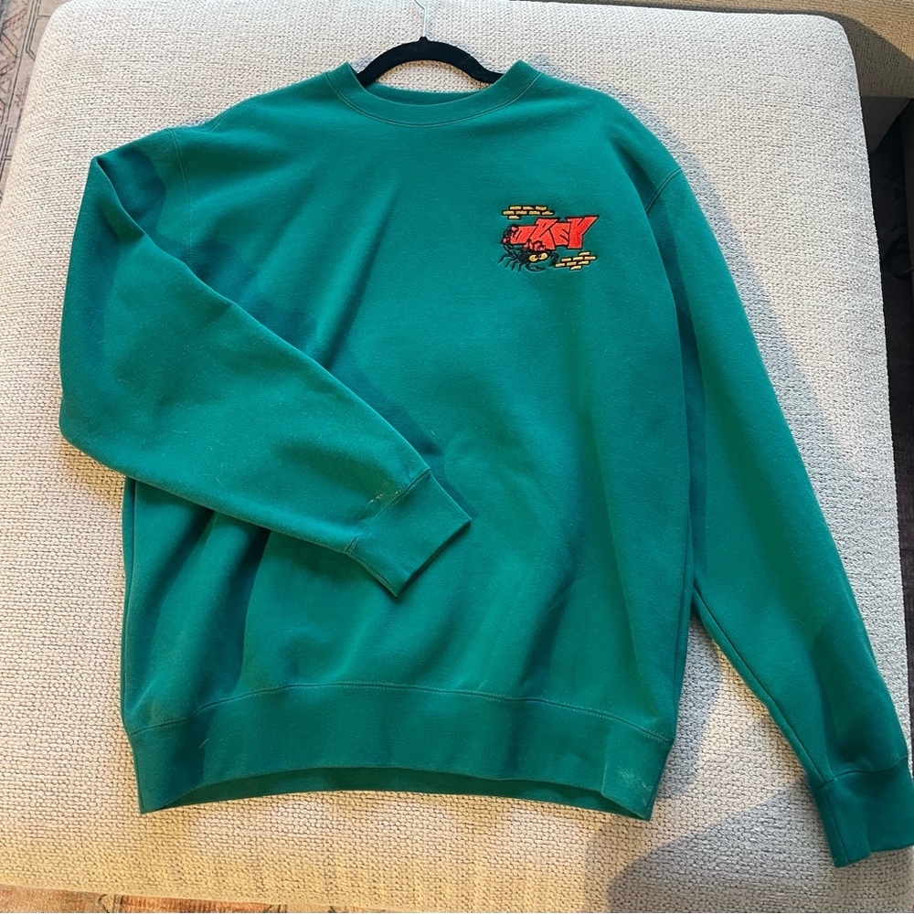 Green Graphic Men's Sweater